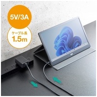 USB Type-C一体型AC充電器 ACA-IP103BK_選択画像04