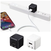 キューブ型USB充電器1A高耐久 ACA-IP70BK_選択画像03