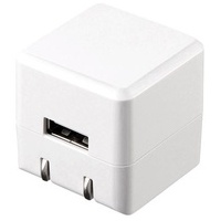 キューブ型USB充電器1A高耐久 ACA-IP70W