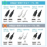 USBType-C充電器1ポート 3A ACA-IP92BK_選択画像04