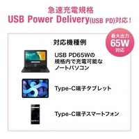USB PD 充電器 PD65W ACA-PD91BK_選択画像03