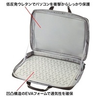 衝撃吸収PCケース 15.6型ワイド BAG-P20BK2_選択画像04