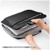 衝撃吸収PCケース 13.3型ワイド BAG-P21BK2_選択画像03