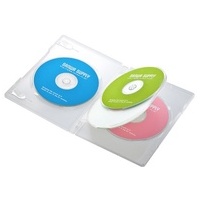 DVDトールケース 4枚収納 10枚 クリア