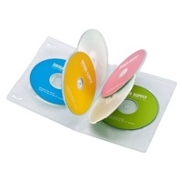 DVDトールケース 6枚収納 3枚 クリア