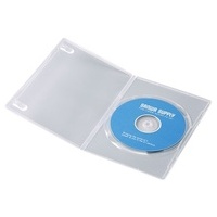 DVDトールケース 1枚収納 10枚 クリア
