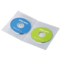 DVDトールケース 2枚収納 10枚 ホワイト