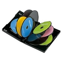 DVDトールケース10枚収納*3セット ブラック