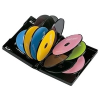 DVDトールケース12枚収納*3セット ブラック