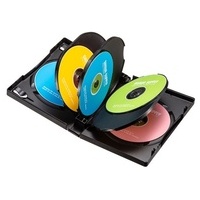 DVDトールケース 8枚収納 ブラック