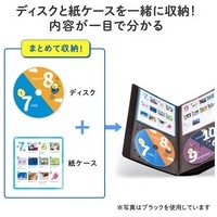 CDジャケット対応ディスクケース クリア_選択画像03