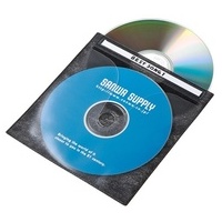 DVD・CD不織布ケース ブラック 100枚