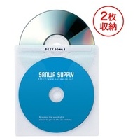 DVD・CD不織布ケース ホワイト 100枚_選択画像02