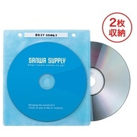 DVDCD不織布ケースリング穴付 5色MIX 100枚_選択画像02