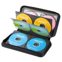 DVD・CDセミハードケース6枚収納FCD-WL96BK