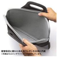 衝撃吸収PCケース 15.6型ワイド IN-MF15BK_選択画像04