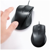 静音有線BlueLEDマウス 5ボタン MA-BL165BK_選択画像03