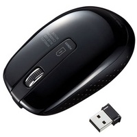充電式ワイヤレスBlueLEDマウスMA-WBL118BK