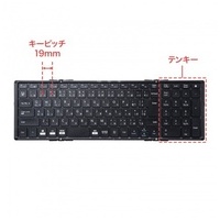 Bluetooth折りたたみキーボード SKB-BT35BK_選択画像04