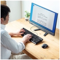 英語PS/2キーボード SKB-E5PBK_選択画像02