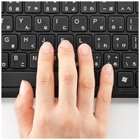 スリムキーボード ブラック SKB-SL16BK_選択画像03