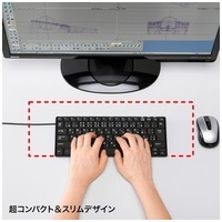 USBスリムキーボード SKB-SL18BKN_選択画像03