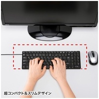 静音スリムキーボード SKB-SL19BK_選択画像03