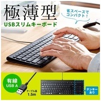 USBスリムキーボード SKB-SL31BK_選択画像02