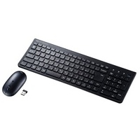 マウス付無線キーボード SKB-WL31SETBK