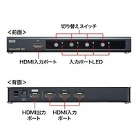 4K HDMI 切替器 4入力1出力 SW-HDR41H_選択画像03