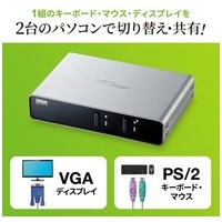 パソコン自動切替器 2:1 SW-KVM2LPN2_選択画像02