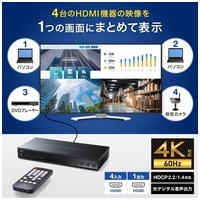 4入力1出力HDMI画面分割切替器 SW-PHD41MTV_選択画像02