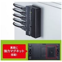 磁石付きUSB2.0手動切替器 4回路 SW-US24MG_選択画像04