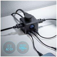 PD67W GaN充電タップ USB-C TAP-B111C3BK_選択画像03