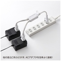 電源延長コード2分岐 2個口 TAP-EX2WN_選択画像02