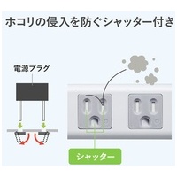シャッタータップ4個口2.5m TAP-SH3425MGSW_選択画像04