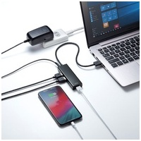 急速充電ポート付USB3.1ハブ USB-3H420BK_選択画像02