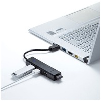 USB3.1USB2.0コンボハブ USB-3H421BK_選択画像02