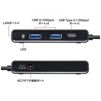 USBハブ付 LANアダプタ USB-3HLS8BK_選択画像04