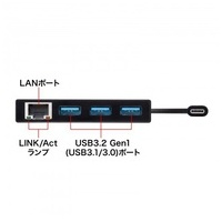 ギガビットLANアダプタ USB-3TCH19RBKN_選択画像03