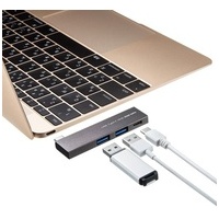 USB Type-C 3ポートスリムハブUSB-3TCH22SN_選択画像02