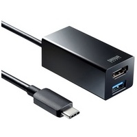 Type-Cハブ付HDMI変換アダプタUSB-3TCH35BK