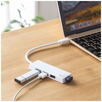 USBTypeCコンボハブ 4ポート USB-3TCH7W_選択画像02