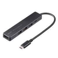 HDMI付 USB Type-Cハブ USB-5TCH15BK