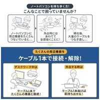 Type-Cドッキングステーション USB-DKM2BK_選択画像03