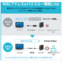 Type-C LAN変換ケーブル1m KB-SL6CLAN01BK_選択画像04