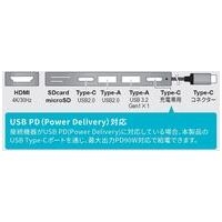 Type-C 7in1 USBハブ HD-7IN1HBSV_選択画像03