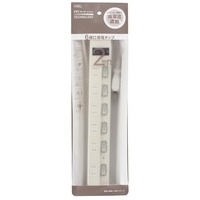 節電タップ雷ガード ブレーカー付 6個口 2m_選択画像02