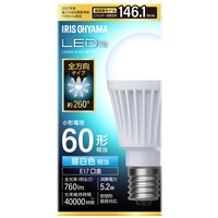 LED電球60W E17 全方向 昼白色 4個_選択画像02