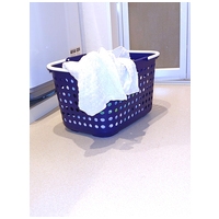 ドットバスケット 浅型 ブルー_選択画像02